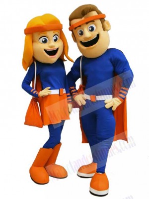 Sports Man and Woman Mascot Costume People