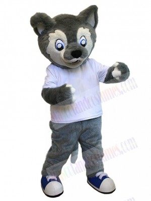 Wolf mascot costume