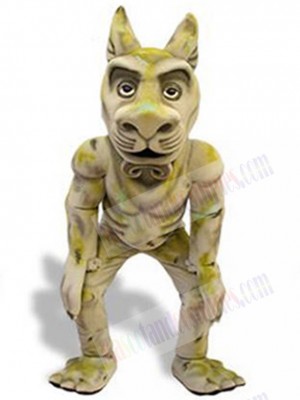 Bulldog Statue Mascot Costume Animal