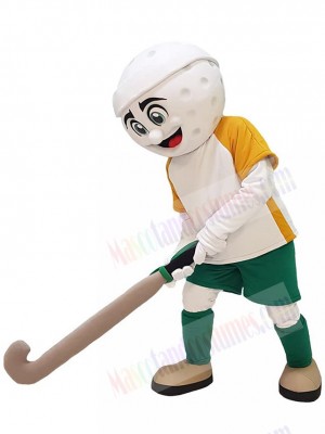 Cute Hockey Boy Mascot Costume People