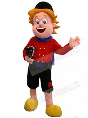 Friendly Dutch Juvenile Mascot Costume People