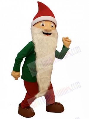 White Beard Dwarfs Elf Mascot Costume People