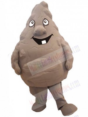 Rock Stone Mascot Costume Cartoon