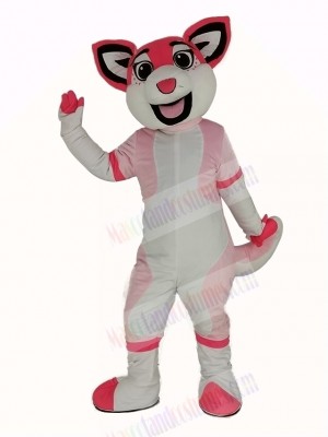Pink Husky Dog Mascot Costume Animal