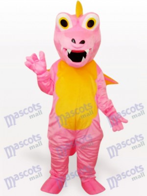 Pink Dinosaur Animal Adult Mascot Funny Costume