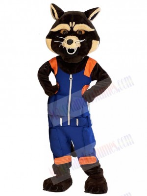 Rocket Raccoon mascot costume