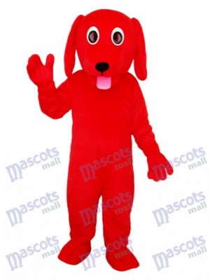Little Red Dog Mascot Adult Costume Animal  