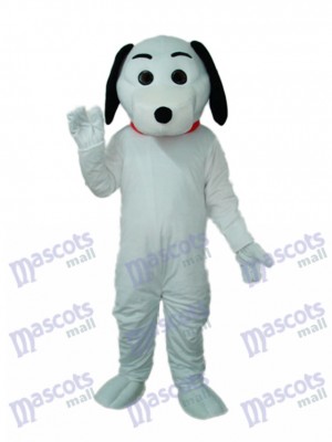 Little White Dog Mascot Adult Costume Animal