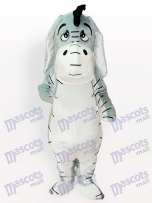 Grey Donkey Adult Mascot Costume