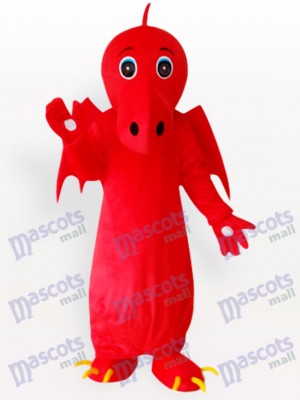 Red Chinese Dragon Adult Mascot Costume