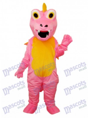 Pink Long Thorn Dragon Mascot Adult Costume Animal