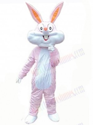 Lovely Pink Easter Bunny Rabbit Mascot Costume Animal