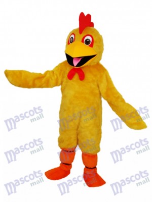 Yellow Chicken Mascot Adult Costume Animal