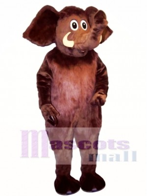 Monty Mammoth Elephant Mascot Costume