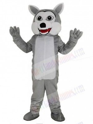 Funny Gray Wolf Mascot Costume Animal