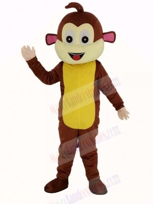 Brown Monkey Mascot Costume Adult