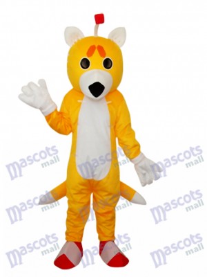 Double Tail Fox Mascot Adult Costume Animal