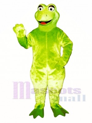 Leaping Frog Mascot Costume