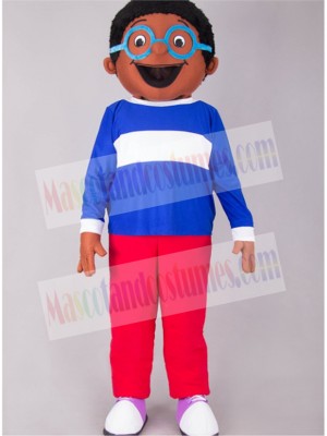 Genius Boy Mascot Costume People	