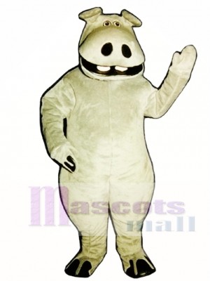 Hippie Hippo Mascot Costume