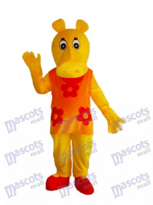 Old Hippopotamus Hippo Mascot Adult Costume Animal