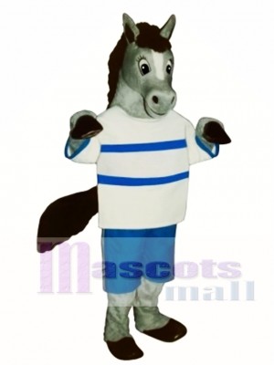 Cute Peter Pony with Shirt & Pants Mascot Costume Animal