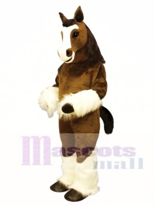 Cute Shirley Shire Horse Mascot Costume