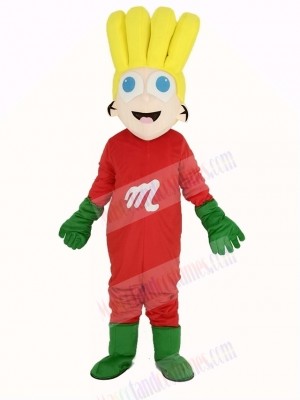 Super Boy Mascot Costume