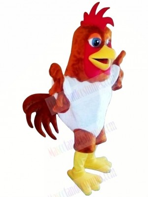 Strong Rooster Mascot Costumes Cartoon