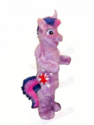 Purple Pony Horse Mascot Costumes Cartoon