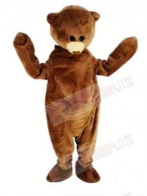 Brown Teddy Bear Mascot Costume