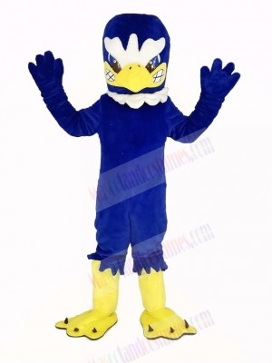 Fierce Blue Eagle Bird Mascot Costume Animal