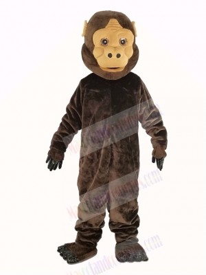 Brown Long Tail Monkey Mascot Costume Animal