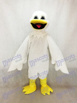 White Harold Bird Mascot Costume