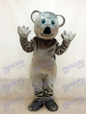Cute Grey Koala Bear Mascot Costume