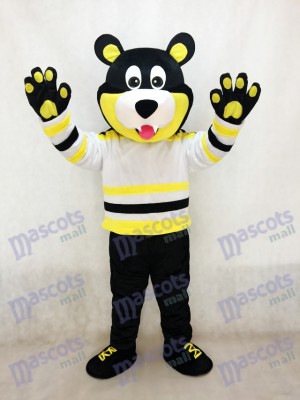 Bear Ice Hockey Mascot Costume 