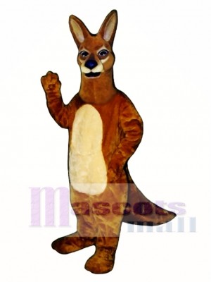 Realistic Kangaroo Mascot Costume Animal