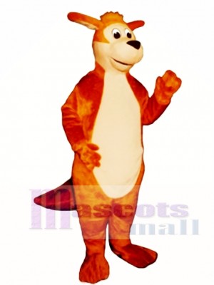 Cute Jumping Kangaroo Mascot Costume Animal