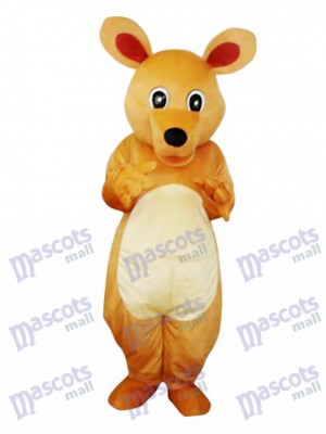 Big Eyes Kangaroo Adult Mascot Costume