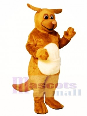 Cute Rudy Roo Kangaroo Mascot Costume