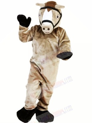 Professional Grey Horse Mascot Costumes Cartoon