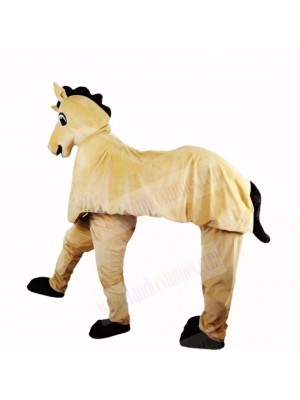 Cute Two Man Horse Mascot Costumes Cartoon