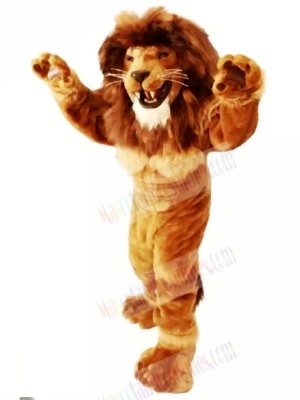 Friendly Power Lion Mascot Costumes Adult