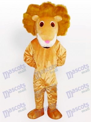 Lion of Curving Hair Animal Mascot Costume