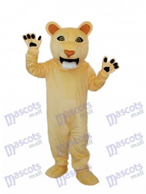 Beardless Cougar Mascot Adult Costume