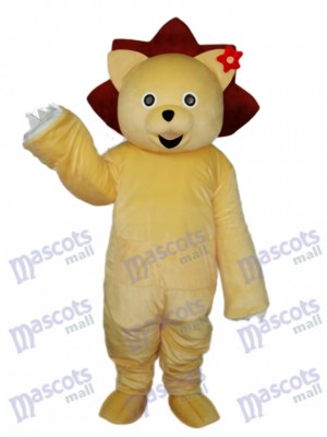 Golden Lion Mascot Adult Costume Animal