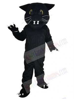 Friendly Black Panther Leopard Mascot Costume Animal