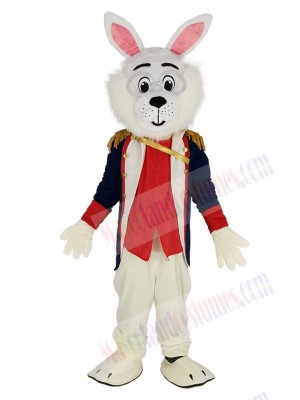 Colonel Wendell Rabbit with Lace Mascot Costume Animal