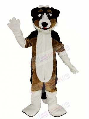 Black and Brown Shepherd Dog Mascot Costume Animal