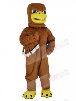 Fierce Brown Eagle Mascot Costume Animal